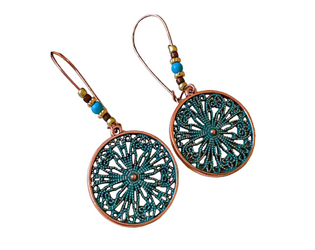 Kolczyki Etno Złote