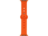 Pasek do smartwatcha GlacierX Silicone Rhombille Vibrant Orange do Apple Watch 42/44/45/49mm Pomarańczowy