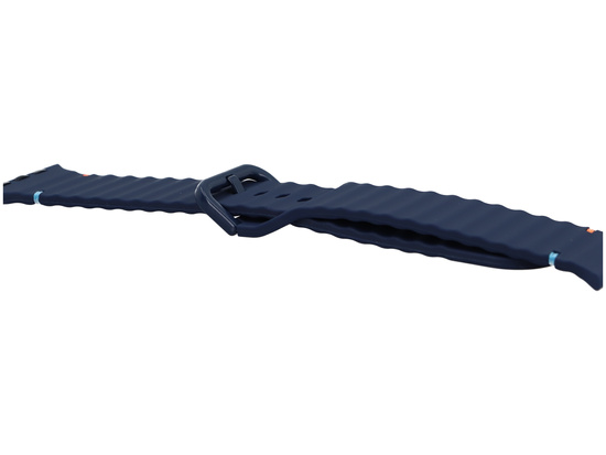 Pasek do smartwatcha GlacierX Silicone Colored Buckle Midnight Blue do Apple Watch 42/44/45/49mm Granatowy