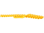 Pasek do smartwatcha GlacierX Silicone Classic Waffle Sunburst do Apple Watch 42/44/45/49mm Żółty