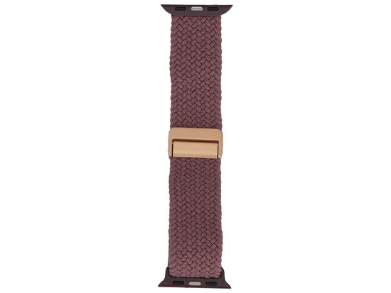 Pasek GlacierX Braided Magnetic Buckle Vintage Mauve do Apple Watch 38/40/41mm Malwowy
