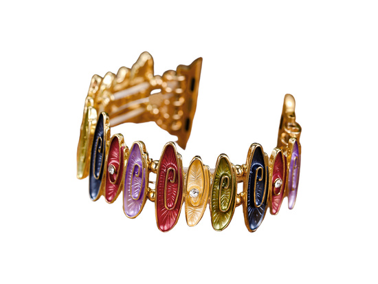 Bransoleta do smartwatcha GlacierX Gleam Waves Stretch Bracelet Joyful Splash do Apple Watch 38/40/41mm Wielokolorowa