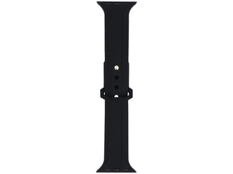 Neues Armband für die Smartwatch GlacierX Silicone Synthwave Black für Apple Watch 38/40/41mm Schwarz