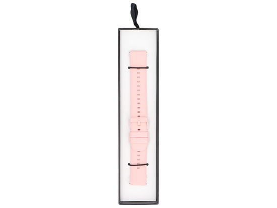 Neues Armband für die Smartwatch GlacierX Silicone Classic Monochromatic Rose Puderrosa 20mm
