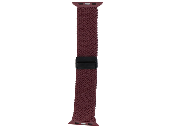 Pasek GlacierX Braided Magnetic Buckle Violet Fruit do Apple Watch 42/44/45/49mm Bakłażanowy