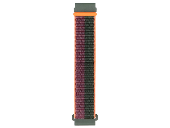 Pasek do smartwatcha GlacierX Grip Strap Nylon Forest Plum Zielono-fioletowy 22mm