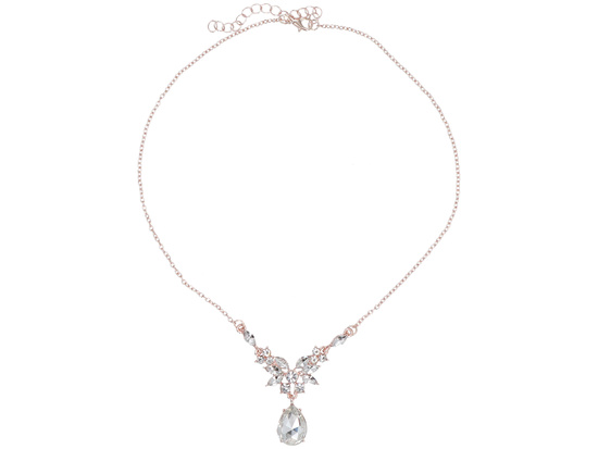 Komplet biżuterii Lśnienie Różowy zestaw Naszyjnik + kolczyki + bransoletka