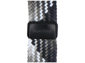 Pasek GlacierX Braided Magnetic Buckle Ebony Mosaic do Apple Watch 42/44/45/49mm Czarno-biały ombre