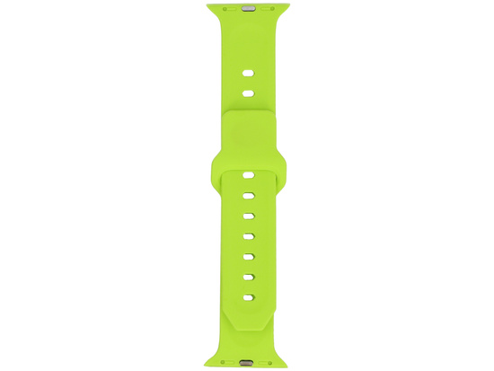 Pasek do smartwatcha GlacierX Silicone Wave Neon Lime do Apple Watch 38/40/41mm Limonkowy
