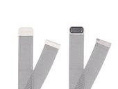 Bransoleta do smartwatcha GlacierX Milanese Magnetic Strap Silver mesh Srebrna 22mm