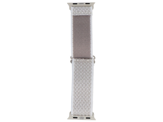 Pasek GlacierX Braided SlideLock Frost Gray do Apple Watch 38/40/41mm Biało-Szary