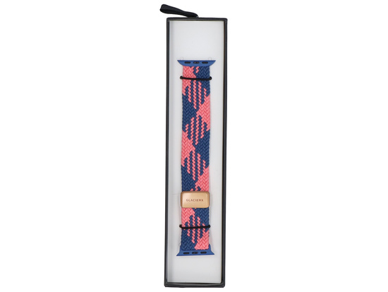 Pasek GlacierX Braided Magnetic Buckle Sweet Berries do Apple Watch 38/40/41mm Jagodowy
