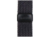 Pasek GlacierX Braided Magnetic Buckle Black Graphite do Apple Watch 42/44/45/49mm Czarny Grafit