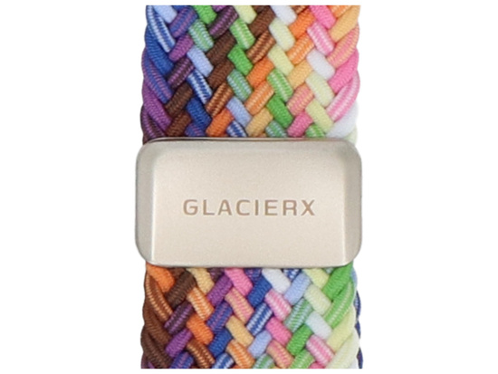 Pasek GlacierX Braided Magnetic Buckle Color Fusion do Apple Watch 38/40/41mm Wielokolorowy