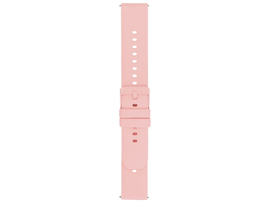 Neues Armband für die Smartwatch GlacierX Silicone Classic Monochromatic Rose Puderrosa 20mm