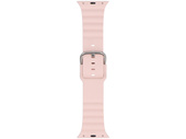Pasek do smartwatcha GlacierX Silicone Grooved Icy Pink do Apple Watch 38/40/41mm Różowy