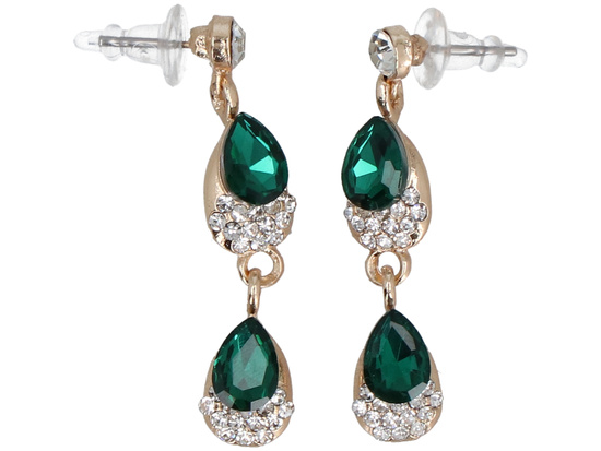 Komplet biżuterii Baśniowy Zielony zestaw Naszyjnik + kolczyki