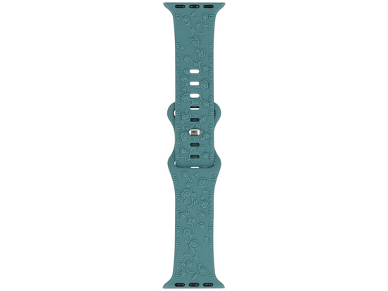 Pasek do smartwatcha GlacierX Silicone Textured Clover Green do Apple Watch 38/40/41mm Zielony