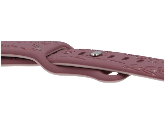 Pasek do smartwatcha GlacierX Silicone Wild Bloom Purple Sand do Apple Watch 38/40/41mm Pudrowo-Biały