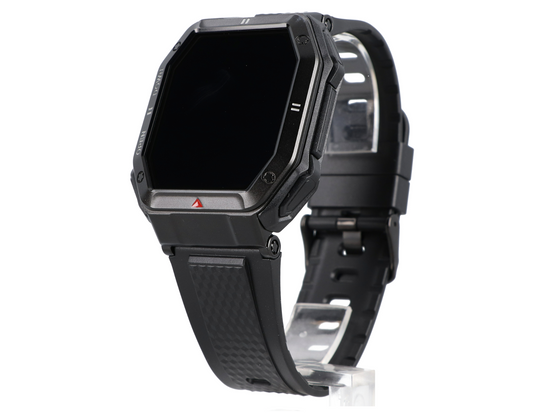 Neuer Smartwatch GlacierX Trail Black + Stahlarmband GX-TC55 BS