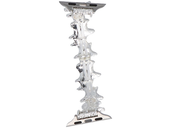 Bransoleta do smartwatcha GlacierX Gleam Star Stretch Bracelet Moon Shard do Apple Watch 38/40/41mm Perłowa