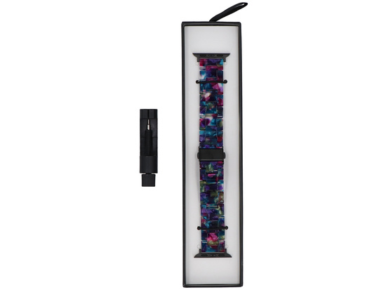 Bransoleta do smartwatcha GlacierX Resin Link Bracelet Nocturne Plum do Apple Watch 38/40/41mm Wielokolorowa