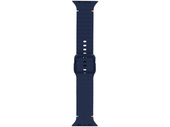 Pasek do smartwatcha GlacierX Silicone Colored Buckle Midnight Blue do Apple Watch 42/44/45/49mm Granatowy