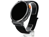 Neues Armband für Smartwatch GlacierX Grip Strap Nylon Schwarz 22mm
