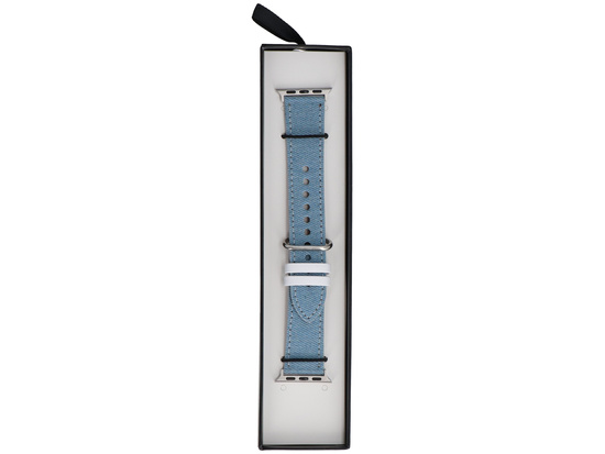 Neues Armband für die Smartwatch GlacierX Classic Denim Soft Blue für Apple Watch 38/40/41mm Himmelblau
