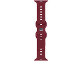 Pasek do smartwatcha GlacierX Silicone Ribbed Burgundy do Apple Watch 42/44/45/49mm Bordowy