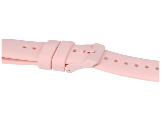 Neues Armband für die Smartwatch GlacierX Silicone Classic Monochromatic Rose Puderrosa 20mm