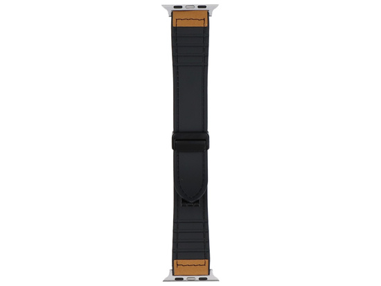 GlacierX Pasek Leather Magnetic Buckle Amber Oak do Apple Watch 42/44/45/49mm Karmelowy