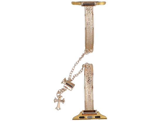 Bransoleta do smartwatcha GlacierX Slider Clasp Arc Bracelet Gold do Apple Watch 38/40/41mm Złota