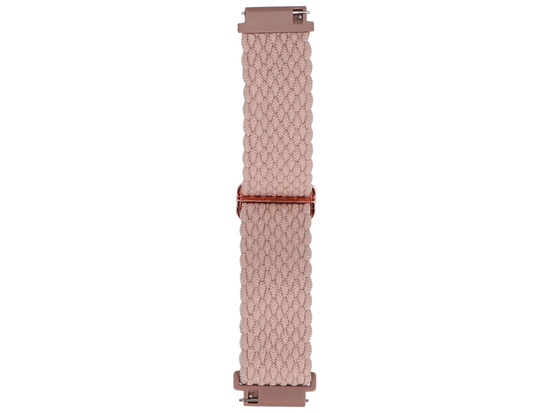 Pasek do smartwatcha GlacierX Slide Strap Nylon Dusty Pink 20mm Pudrowy Róż
