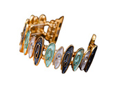 Bransoleta do smartwatcha GlacierX Gleam Waves Stretch Bracelet Coastal Blue do Apple Watch 38/40/41mm Morska