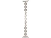 Bransoleta do smartwatcha GlacierX Zirconia Flower Chain Bracelet Cosmic Glow do Apple Watch 38/40/41mm