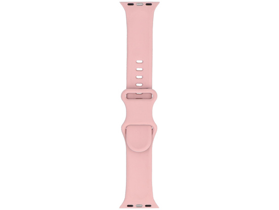 Pasek do smartwatcha GlacierX Silicone Wild Bloom Dusky Rose do Apple Watch 38/40/41mm Czarno-Różowy