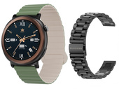 Neuer Smartwatch GlacierX Theron Black + Band GX-T248