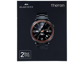 Smartwatch GlacierX Theron Black Bransoleta + Pasek GX-T248