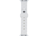 Pasek do smartwatcha GlacierX Silicone Rhombille White do Apple Watch 42/44/45/49mm Biały