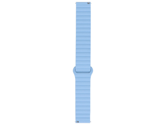 Pasek do smartwatcha GlacierX Silicone Magnetic Wave Creamy Sky Śmietankowo-błękitny 22mm