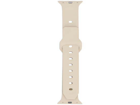 Uhrenarmband GlacierX Silicone Wave Almond Cream für Apple Watch 38/40/41mm Creme Beige