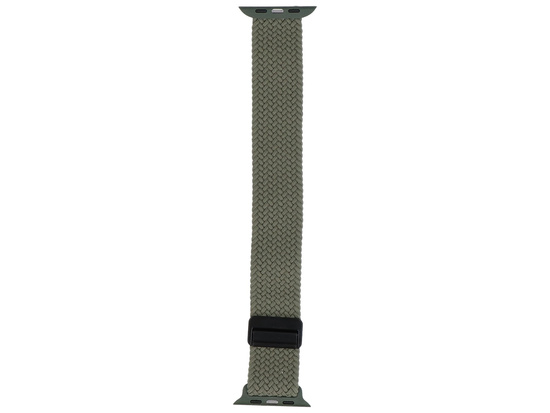 Pasek GlacierX Braided Magnetic Buckle Dark Olive do Apple Watch 42/44/45/49mm Oliwkowy