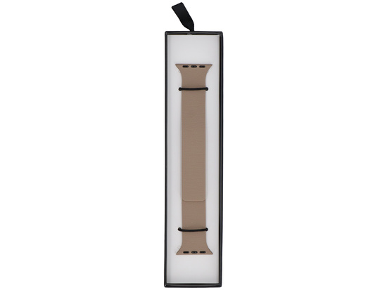 Pasek do smartwatcha GlacierX Silicone Smooth Grained Magnetic Sand Beige do Apple Watch 38/40/41mm Beżowy
