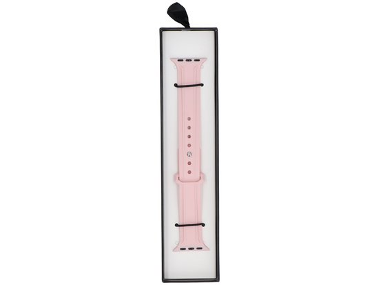 Pasek do smartwatcha GlacierX Silicone Synthwave Pale Pink do Apple Watch 38/40/41mm Różowy