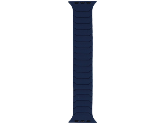 Pasek do smartwatcha GlacierX Silicone Magnetic ExoStripe Midnight Blue do Apple Watch 42/44/45/49mm Granatowy