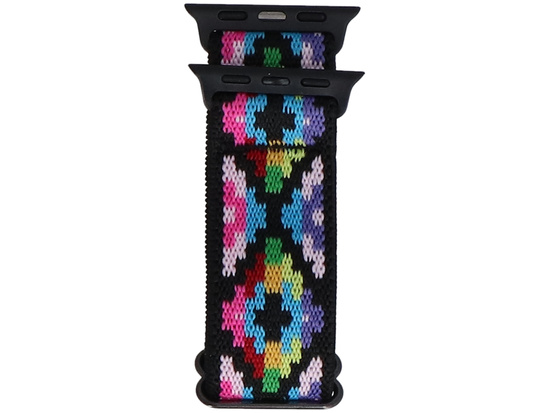 Pasek do smartwatcha GlacierX Nylon Nomad Threads Pixel Bloom do Apple Watch 38/40/41mm Wielokolorowy