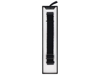 Pasek do smartwatcha GlacierX Slide Strap Nylon Black 22mm pleciony Czarny