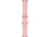 Pasek do smartwatcha GlacierX Silicone Wild Bloom Dusky Rose do Apple Watch 38/40/41mm Czarno-Różowy