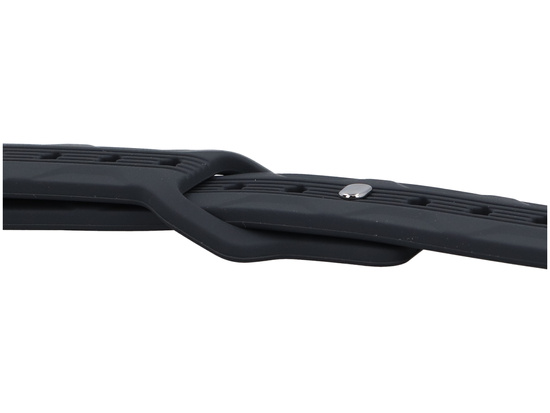 Pasek do smartwatcha GlacierX Silicone Wave Anthracite Grey do Apple Watch 42/44/45/49mm Antracytowy